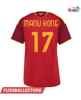 Günstige AS Roma Manu Kone #17 Heimtrikot Damen 2026-27 Kurzarm